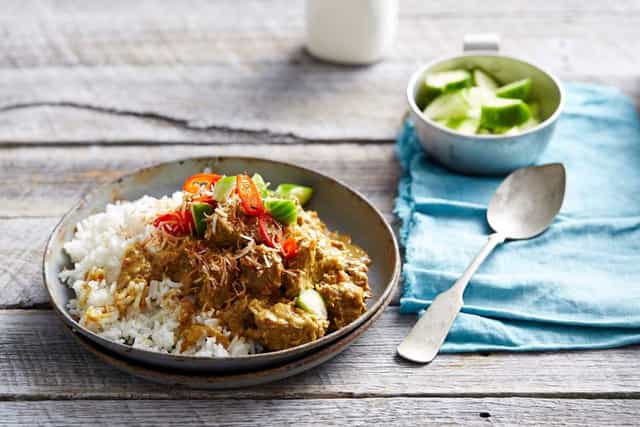 Photo of Beef Rendang with Lemongrass rice