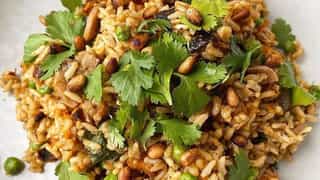 Photo of Katie-Rose’s Pumpkin, Pea and Pine Nut Brown Rice & Quinoa Risotto